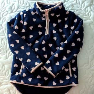 Little girls Sherpa lined fleece